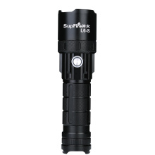 Аварийный светодиодный фонарик SupFire 9 Вт, яркий черный алюминиевый сплав, двойная зарядка через usb, светодиодный фонарик, тактические фонарики